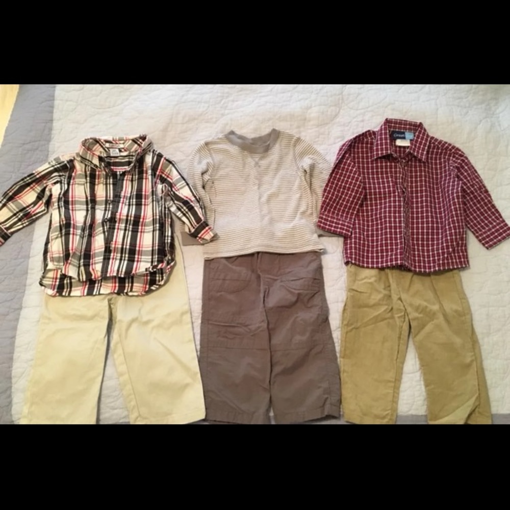 3 Toddler Boy Sets (bundle) - Size 12 Months